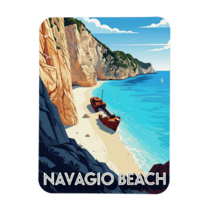 Magnet Flexible Grèce Navagio Beach Travel