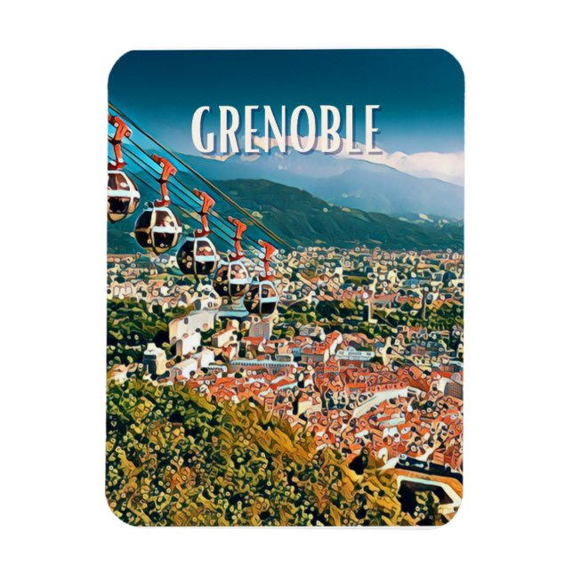 Magnet Flexible Grenoble Photo Vintage (Vertical)