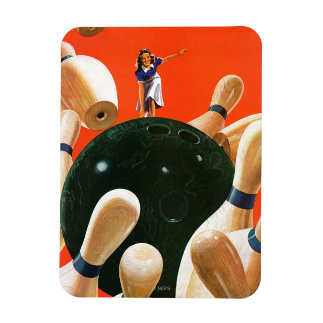 Magnet Flexible Grève de Bowling (Vertical)