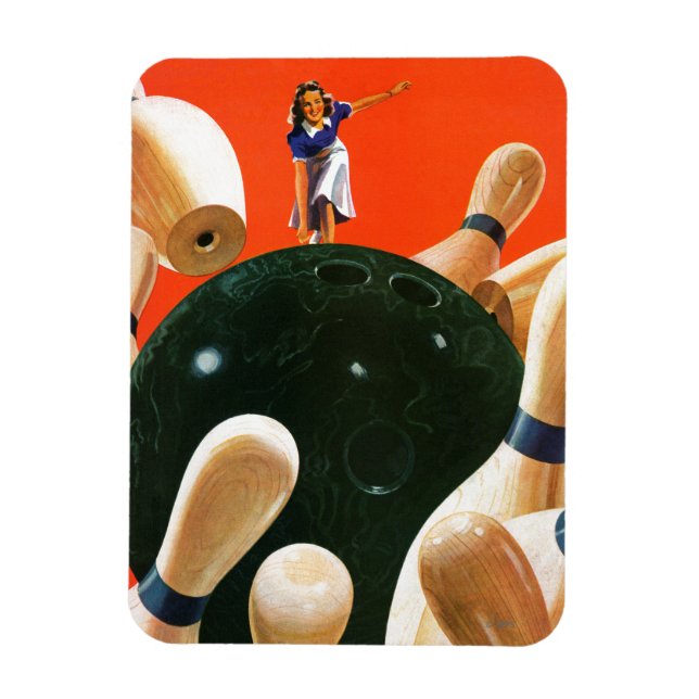 Magnet Flexible Grève de Bowling (Vertical)