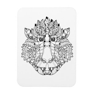 Magnet Flexible Griffonnage de tête de singe