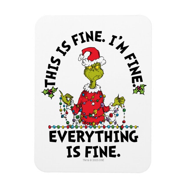 Magnet Flexible Grinch | Everything is Fine (Vertical)