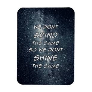 Magnet Flexible Grind & Shine Stars Inspiration Motivationnelle