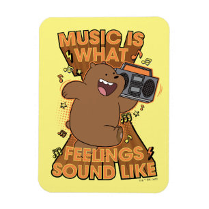 Magnet Flexible Grizz - La musique est ce que les sentiments resse