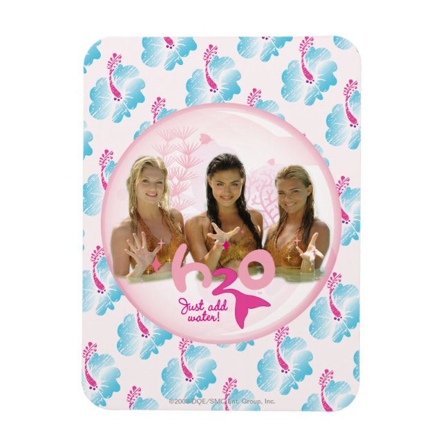 Magnet Flexible Groupe dans la bulle rose (Vertical)