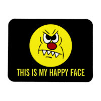 Grumpey à visage effrayant