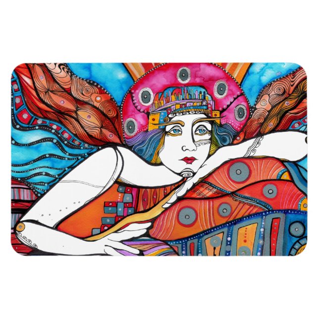 Magnet Flexible Guardian Angel -Achaiah (Horizontal)