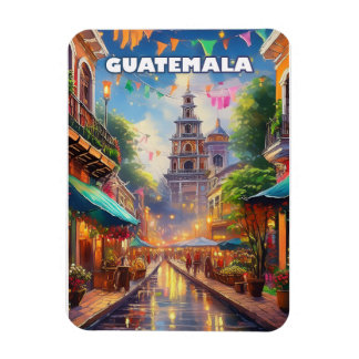 Magnet Flexible Guatemala Ciudad, entre volcans et mémoire vivante