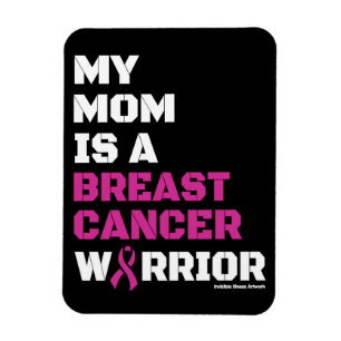 Magnet Flexible Guerrier/Bloque/Maman...Cancer du sein