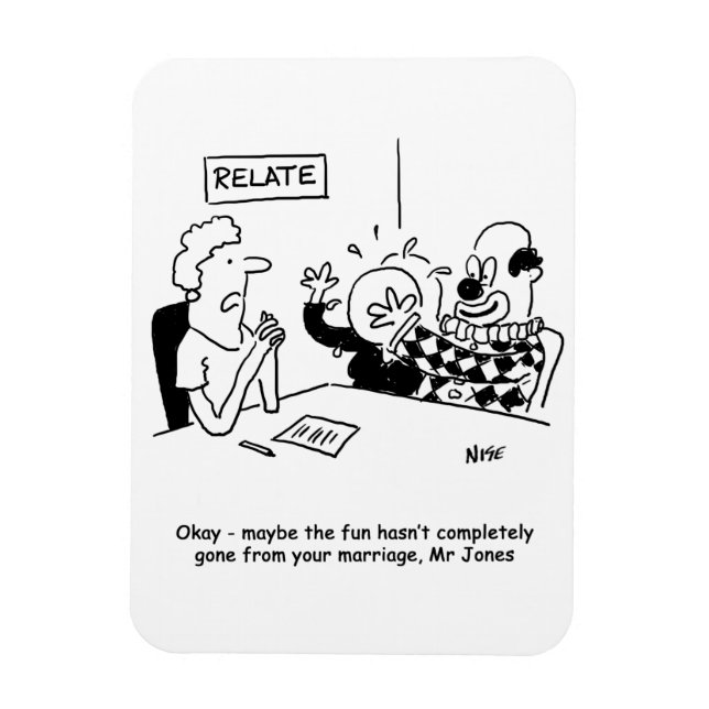 Magnet Flexible Guide du mariage. Amusement pas complètement dispa (Vertical)