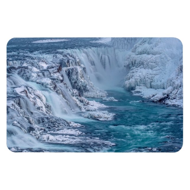 Magnet Flexible Gullfoss Falls Islande (Horizontal)