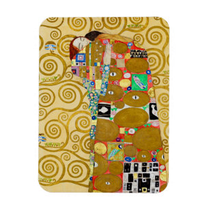 Magnet Flexible Gustav Klimt Accomplissement Couple Nouveau