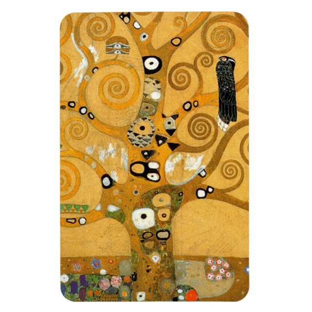 Magnet Flexible Gustav Klimt Owl (Vertical)