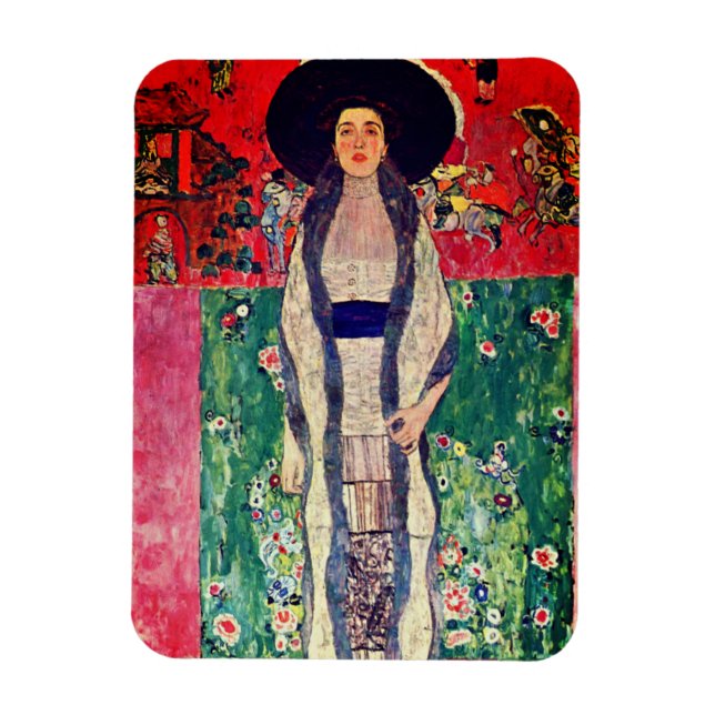 Magnet Flexible Gustav Klimt Portrait d'Adele Bloch-Bauer II (Vertical)