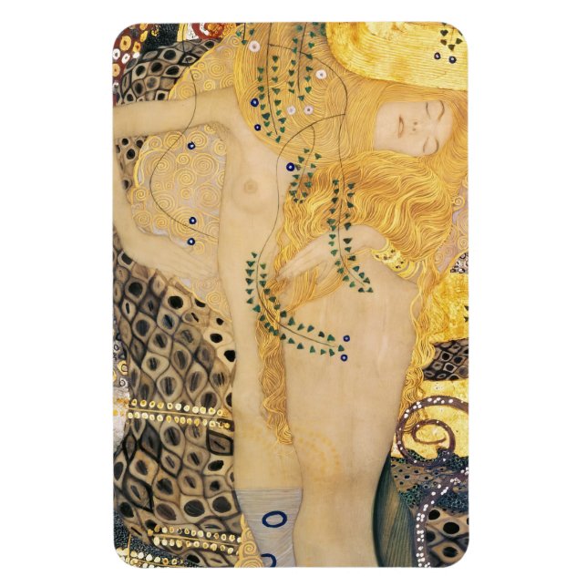 Magnet Flexible Gustav Klimt - Serpents d'eau I (Vertical)
