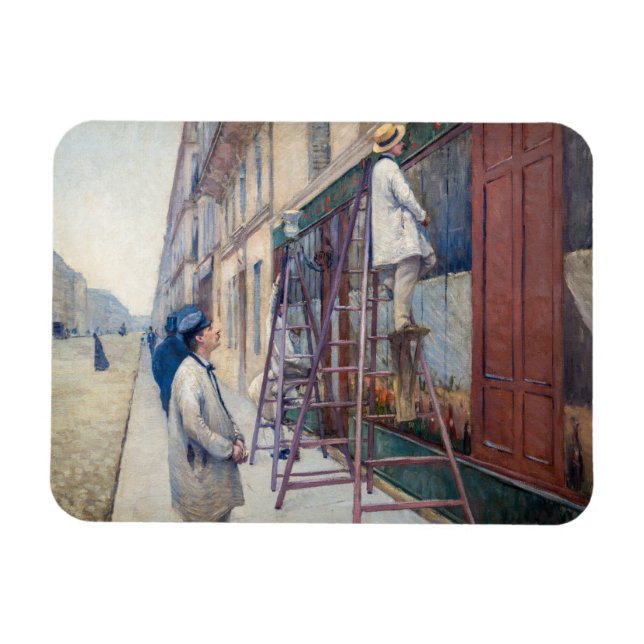 Magnet Flexible Gustave Caillebotte - Les Peintres De La Maison (Horizontal)