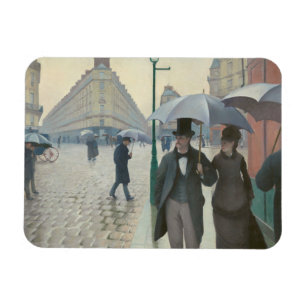 Magnet Flexible Gustave Caillebotte - Paris Street ; Rainy Day