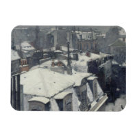 Gustave Caillebotte - Toits dans la neige