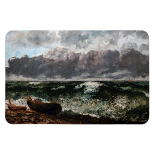Magnet Flexible Gustave Courbet - La Mer orageuse / La Vague