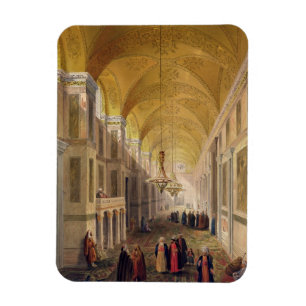 Magnet Flexible Haghia Sophia, plat 2 : le narthex, gravé par L