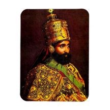 Haile Selassie - Rastafara - Reggae Rasta Aimant