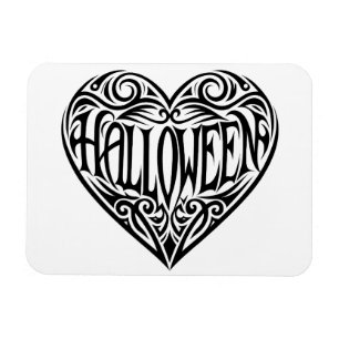 Magnet Flexible Halloween cœur, Cœur noir, Vacances