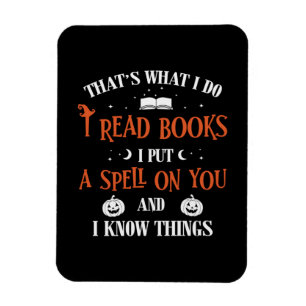 Magnet Flexible Halloween Je T'Écris Et Lis Des Livres Anniversair