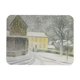 Magnet Flexible Halstead Road à Neige (par Eric Ravilious)