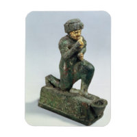 Hammurabi, roi de Babylone, praying before a sacre