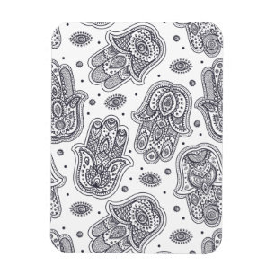 Magnet Flexible Hamsa tiré par la main inspiré