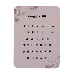 Magnet Flexible Hangul / 한 글