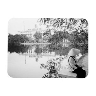 Magnet Flexible Hanoi Vietnam, vue sur le lac Hoan Kiem (NR)