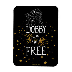 Magnet Flexible Harry Potter   Dobby est libre