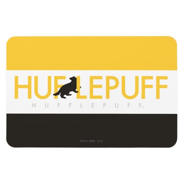 Magnet Flexible Harry Potter | Hufflepuff House Pride Logo (Horizontal)