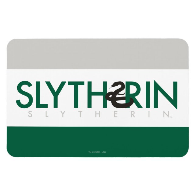 Magnet Flexible Harry Potter | Logo Slytherin House Pride (Horizontal)