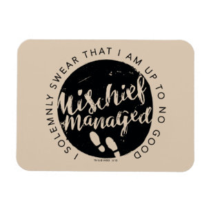 Magnet Flexible Harry Potter Marauder's Map Charms Typographie