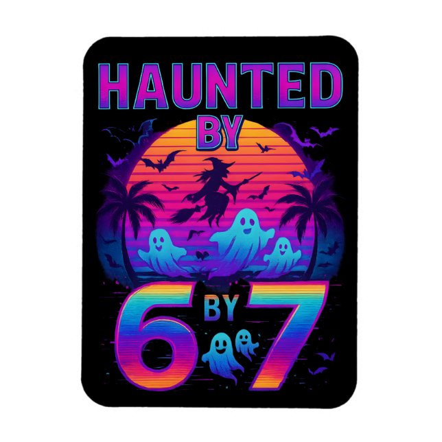 Magnet Flexible Haunted par 67 Funny Halloween Meme (Vertical)