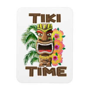 Magnet Flexible Hawaii Luau Tiki