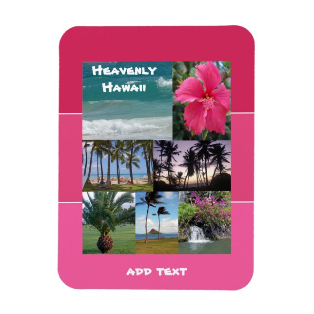 Magnet Flexible Hawaii paradisiaque (Vertical)