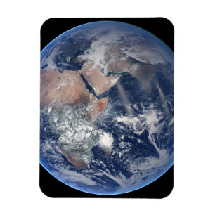 Magnet Flexible Hémisphère Est Sur La Planète Terre.