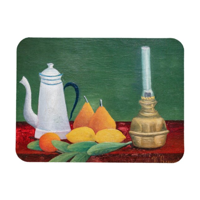 Magnet Flexible Henri Rousseau - Nature morte à la cafetière (Horizontal)