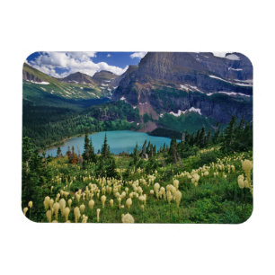 Magnet Flexible Herbe d'ours au-dessus du lac Grinnell dans les Ma