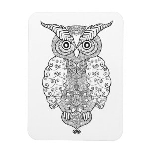 Magnet Flexible Hibou de griffonnage