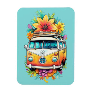 Magnet Flexible Hippie Van