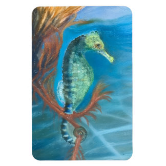 Magnet Flexible Hippocampe parmi les algues
