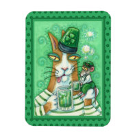 HISS N'FITZ CHAT & RAT, CHEERS TO GREEN BEER FUNNY