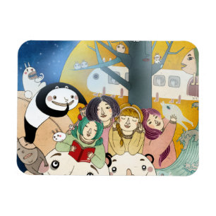 Magnet Flexible Histoire du temps de lit 2013