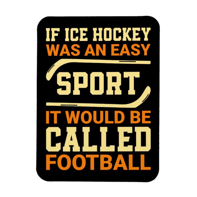 Magnet Flexible Hockey contre football (Vertical)