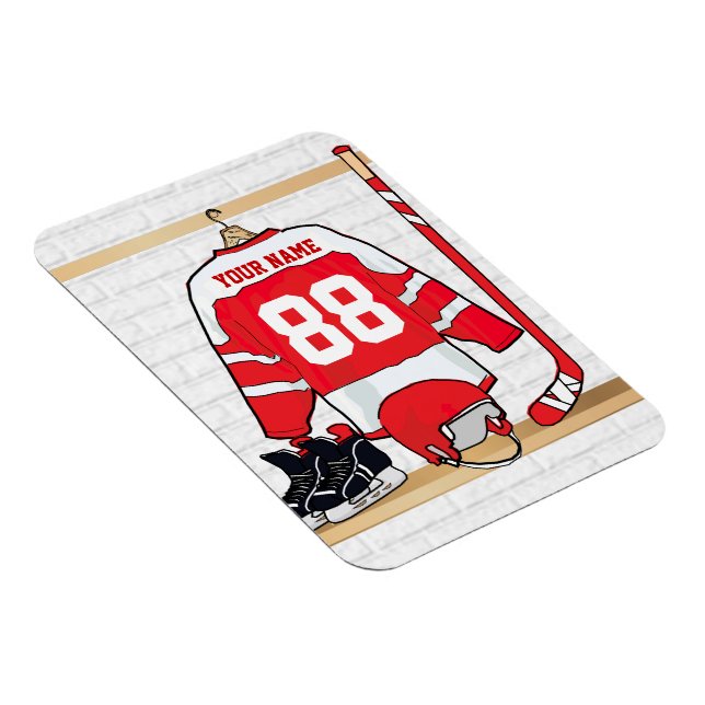 Magnet Flexible Hockey sur glace du Jersey (Côté Droit)