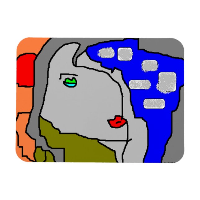 Magnet Flexible Hommage à l'aimant L (Horizontal)